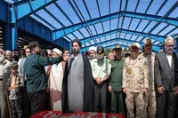 فیلم/ مراسم تشییع شهید مرزبانی «رضادارایی» در کرمانشاه