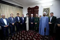 تصاویر / دیدار عیدانه آیت الله نورمفیدی با علمای اهل سنت شرق گلستان
