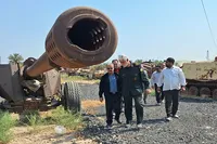 بازدید مدیرعامل نفت و گاز کارون از پروژه موزه دفاع مقدس و مقاومت خوزستان