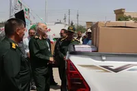 تصاویر/ مراسم توزیع ۱۵۰ سری جهیزیه و افتتاح مجتمع مسکونی ۱۰ واحدی شهید سلیمانی در مشهد