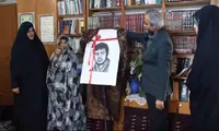 کلیپ/ دیدار هنرمندان مازندران با خانواده شهید «عبدی»