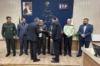 تجلیل از فرماندار چهارباغ در قامت یک آزاده سرافراز