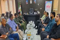 دیدار فرمانده تیپ ۴۸ فتح کهگیلویه و بویراحمد با فرماندهان مرزبانی و فراجا آبادان و خرمشهر