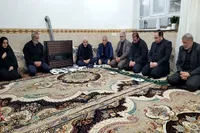 ادای احترام مدیرکل بنیاد شهید آذربایجان‌شرقی به شهدای تجاوز آمریکایی-صهیونیستی در بستان‌آباد