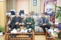دیدار مدیرکل حفظ آثار دفاع مقدس ومقاومت با ریاست دانشگاه آزاد کرمانشاه