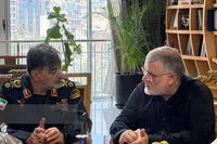 دیدار استاندار تهران با سردار رادان پس از حضور در مراسم تشییع رهبرشهید