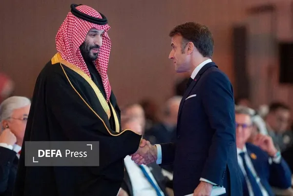 مکرون و بن سلمان