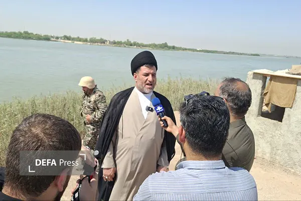 بازدید مسئول نمایندگی ولی فقیه در قرارگاه کربلا از نقطه صفر مرزی جنوب غرب