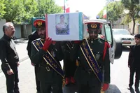 تصاویر/ شهید «یوسف محمدی» در زنجان تشییع شد