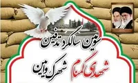 برگزاری سومین سالگرد تدفین شهدای گمنام شهرک «وایین»