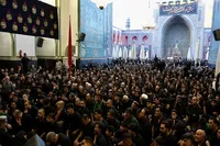 تصاویر/تجمع هیئات مذهبی استان یزد در حرم مطهر رضوی