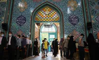فیلم/ گزارشی از حوزه رأی گیری حسینیه ارشاد