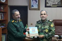 تصاویر/ دیدار سرهنگ «بابایی» با فرماندهان ارتش و مدیر کانون بازنشستگان آجای زنجان