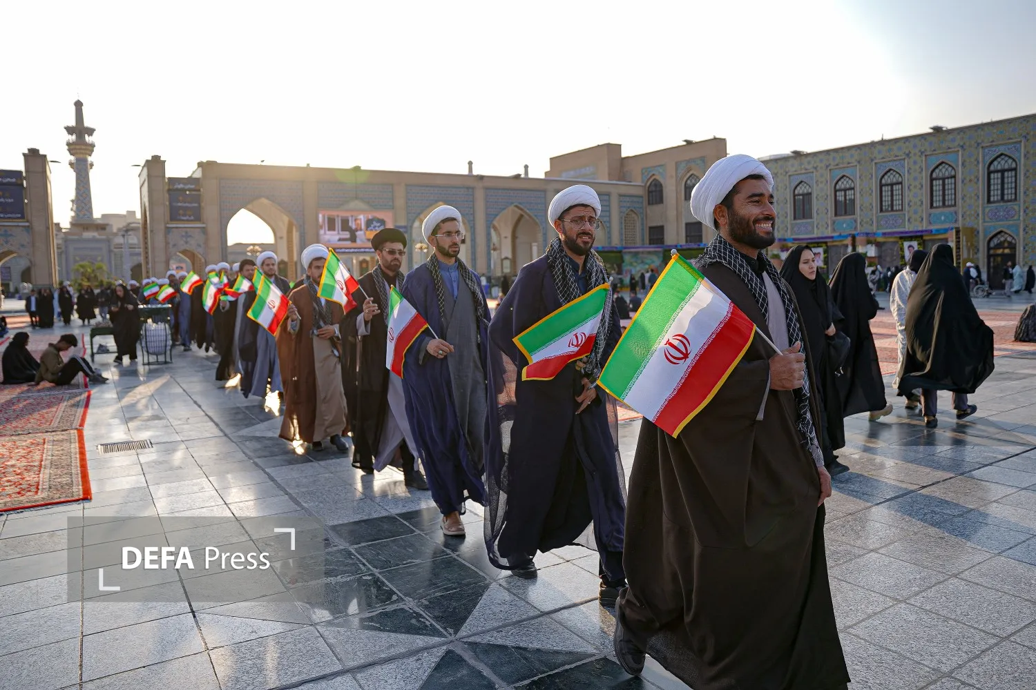 تصاویر/ تشرف روحانیون نیروی زمینی سپاه پاسداران انقلاب اسلامی به حرم مطهر رضوی
