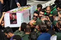پیکر مطهر شهید دلیرور در آغوش خاک آرام گرفت
