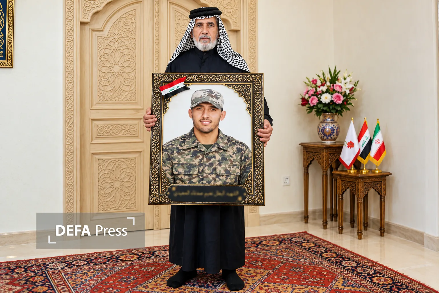 پدر شهید نعیم عبدالله السعیدی