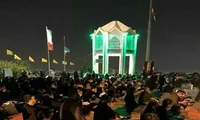 تصاویر/ احیای شب قدر در یادمان شهدای گمنام  شهرک شهید «باقری»