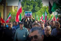 تصاویر/ تشییع پیکر شهیده جانفدای ایران «فاطمه موحدان»