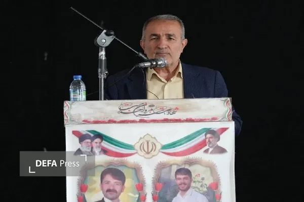 مراسم چهلم شهدای جنگ تحمیلی سوم
