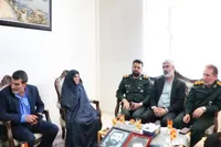 دیدار مسئولان استانی با خانواده‌های معظم شهدای روستای یزده‌رود