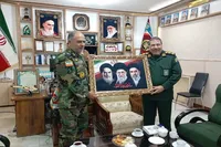 مدیرکل حفظ آثار کرمان در دیدار با فرمانده قرارگاه جنوب شرق ارتش: نقش ارتش در دفاع مقدس کلیدی است