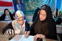 کلاس درس معلمان ایلامی فداکار برای دانش‌آموزان در شب‌های حماسه حضور