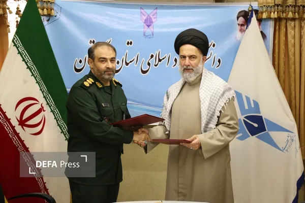 امضای تفاهم‌نامه همکاری میان دانشگاه آزاد اسلامی گلستان و اداره‌کل حفظ آثار دفاع مقدس استان
