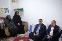 تصاویر/ دیدار استاندار مرکزی با خانواده شهید والامقام علی اصغر جابری