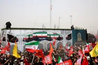 تصاویر/ بدرقه حماسی رهبر شهید انقلاب در قم