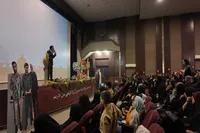 تصاویر/ برگزاری همایش «عطر پایداری» با محوریت نقش‌آفرینی بانوان خراسان شمالی در دفاع مقدس و جبهه مقاومت