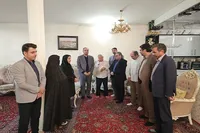 دیدار مدیرکل ورزش و جوانان استان مرکزی با خانواده‌های شهدای ورزشکار شهرستان محلات