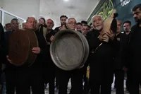 تصاویر/ آیین سنتی طشت‌گذاری در اردبیل