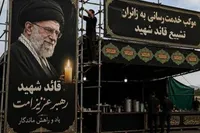 خدمت‌رسانی مواکب اوقاف خراسان جنوبی به زائران مراسم وداع و تشییع رهبر شهید