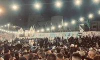 رژه نظامی گروه‌های مقاومت بیخ گوش صهیونیست‌ها