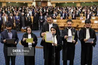 مراسم تحلیف کارآموزان وکالت دادگستری مرکز