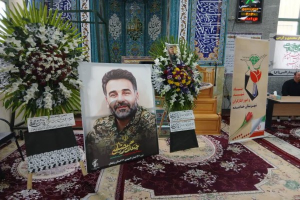 مراسم بزرگداشت شهید سرهنگ پاسدار «حمید محمدی» در قیدار برگزار شد