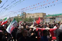 تصاویر/ کاروان عزاداری بدرقه شهدای ایران