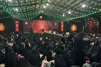 تصاویر/ برگزاری مراسم عزاداری شب عاشورا در کهف شهدا بیرجند