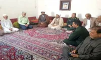 دیدار با خانواده اولین شهید دوران دفاع مقدس سراوان