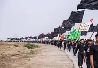 فیلم/ زائران مشایه الاربعین امام حسین (ع) در کربلا