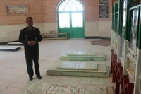 بازدید مدیرکل حفظ آثار و نشر ارزش‌های دفاع مقدس و مقاومت استان مرکزی از یادمان شهدای گمنام گرکان