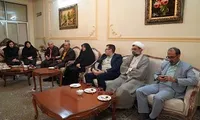 دیدار با خانواده شهیده «انسیه سادات امیدعلی» در بروجرد