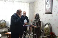 دیدار با خانواده شهید زرتشتی دفاع مقدس در آستانه تیرگان