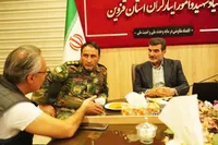 بررسی مشکلات خانواده شهدا و ایثارگر در ملاقات عمومی مدیرکل بنیاد شهید قزوین و رئیس ایثارگران لشکر ۱۶ زرهی