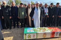 پیکر شهید «علیرضا زارع» در زادگاهش آرام گرفت