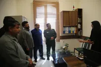 تجلیل مدیرکل حفظ آثار دفاع مقدس خراسان شمالی از مدیر خبرگزاری دفاع مقدس استان