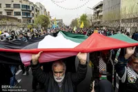 متجاوزان آمریکایی-صهیونی راهپیمایی روز قدس را هدف قرار دادند+ فیلم