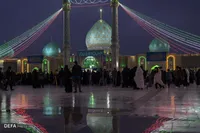 مسجد مقدس جمکران در شب نیمه شعبان