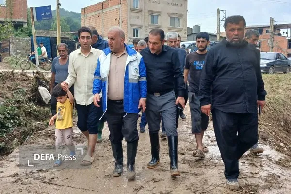 حضور میدانی سرپرست فرماندار ساری در مناطق سیل‌زده+ تصاویر