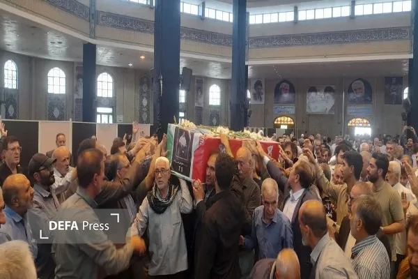 تشییع پیکرمطهر شهید عیسی‌نژاد